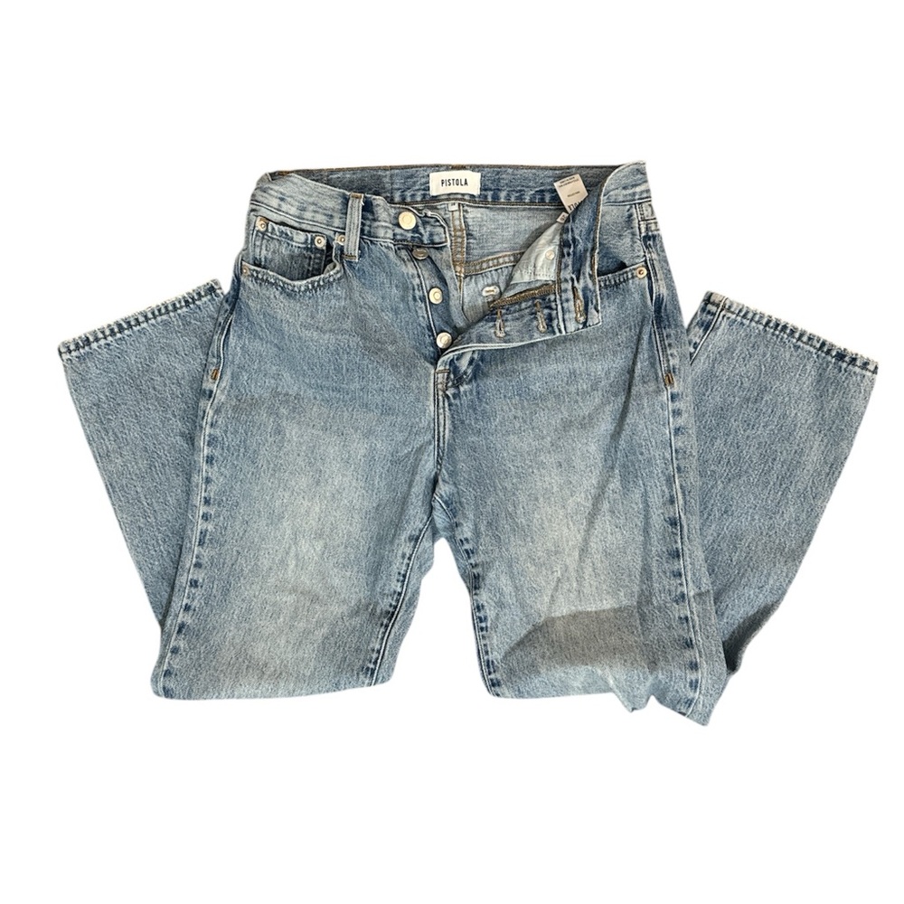 Pistola Charlie High Waist Crop Denim jeans